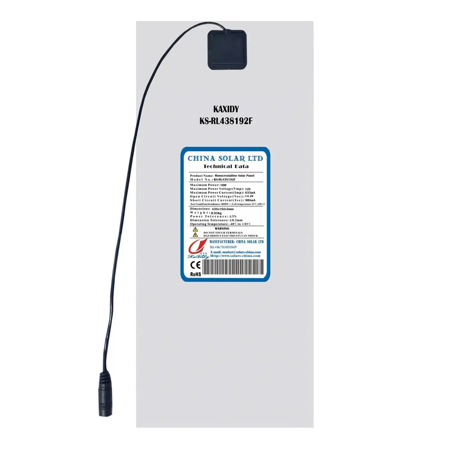 10W panou solar flexibil