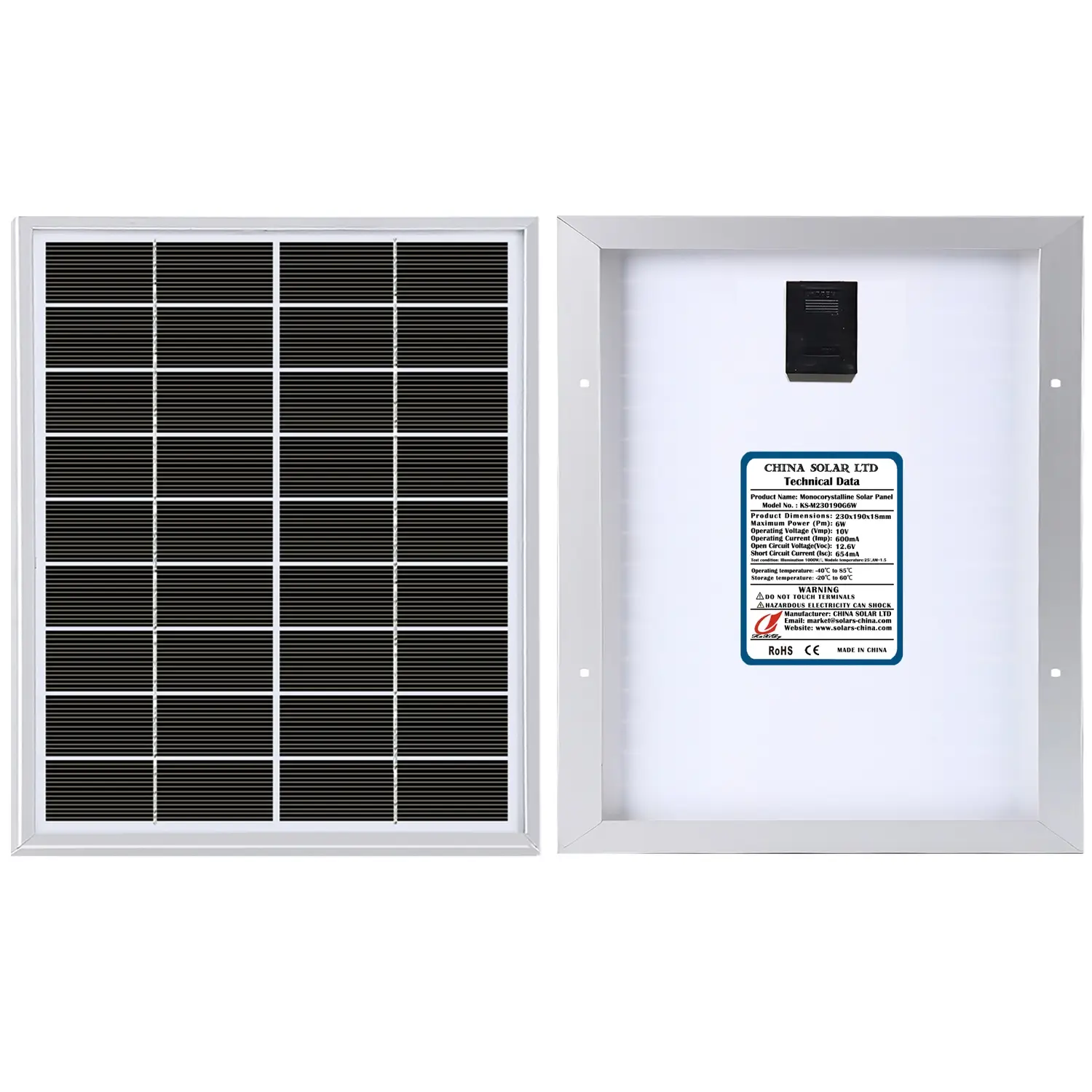 6W module de panouri solare