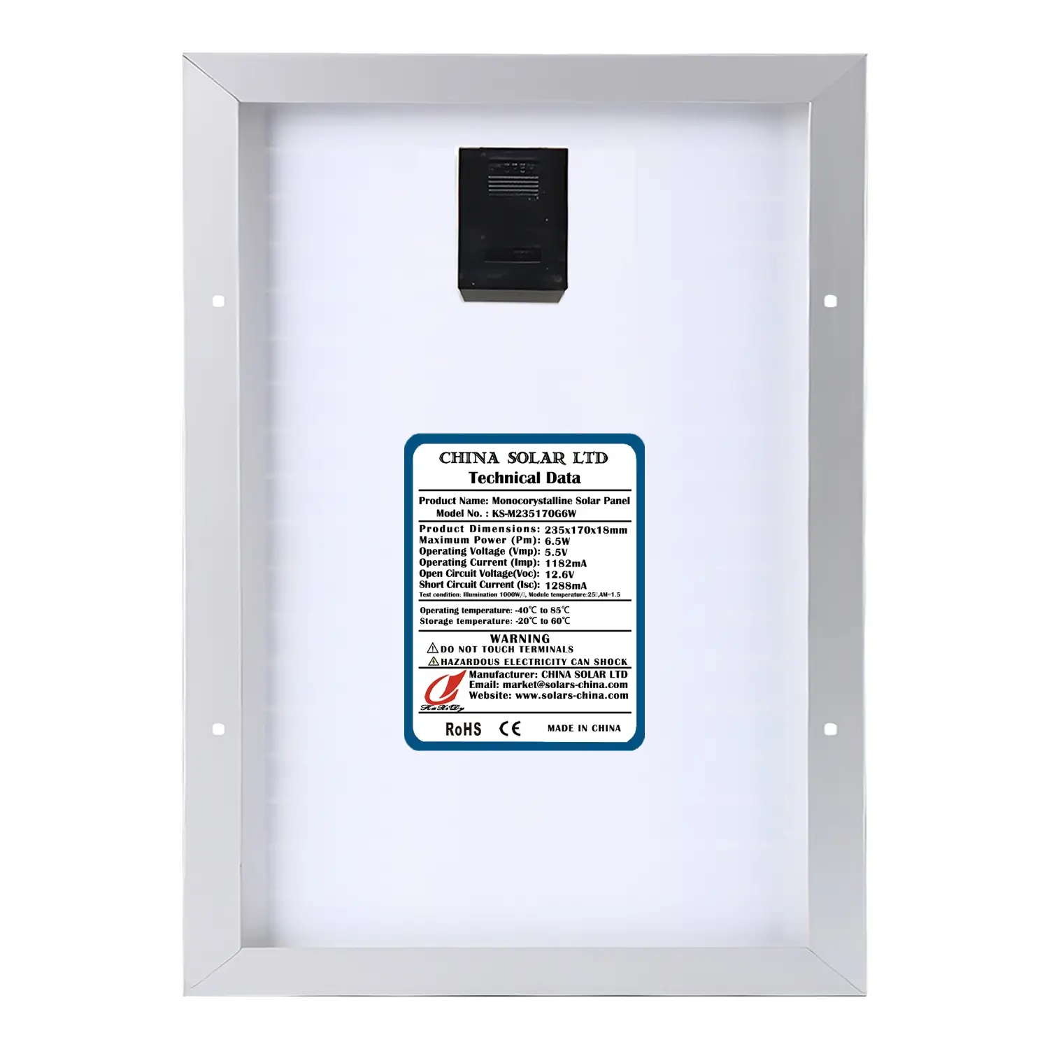Pannello Fotovoltaico 6W