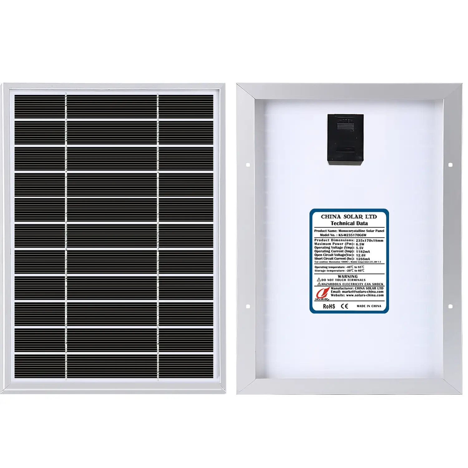 6W Modulo Solare Fotovoltaico