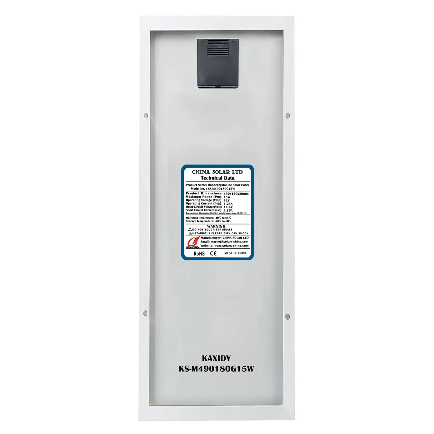 25W Fotovoltaik Güneş Modülü