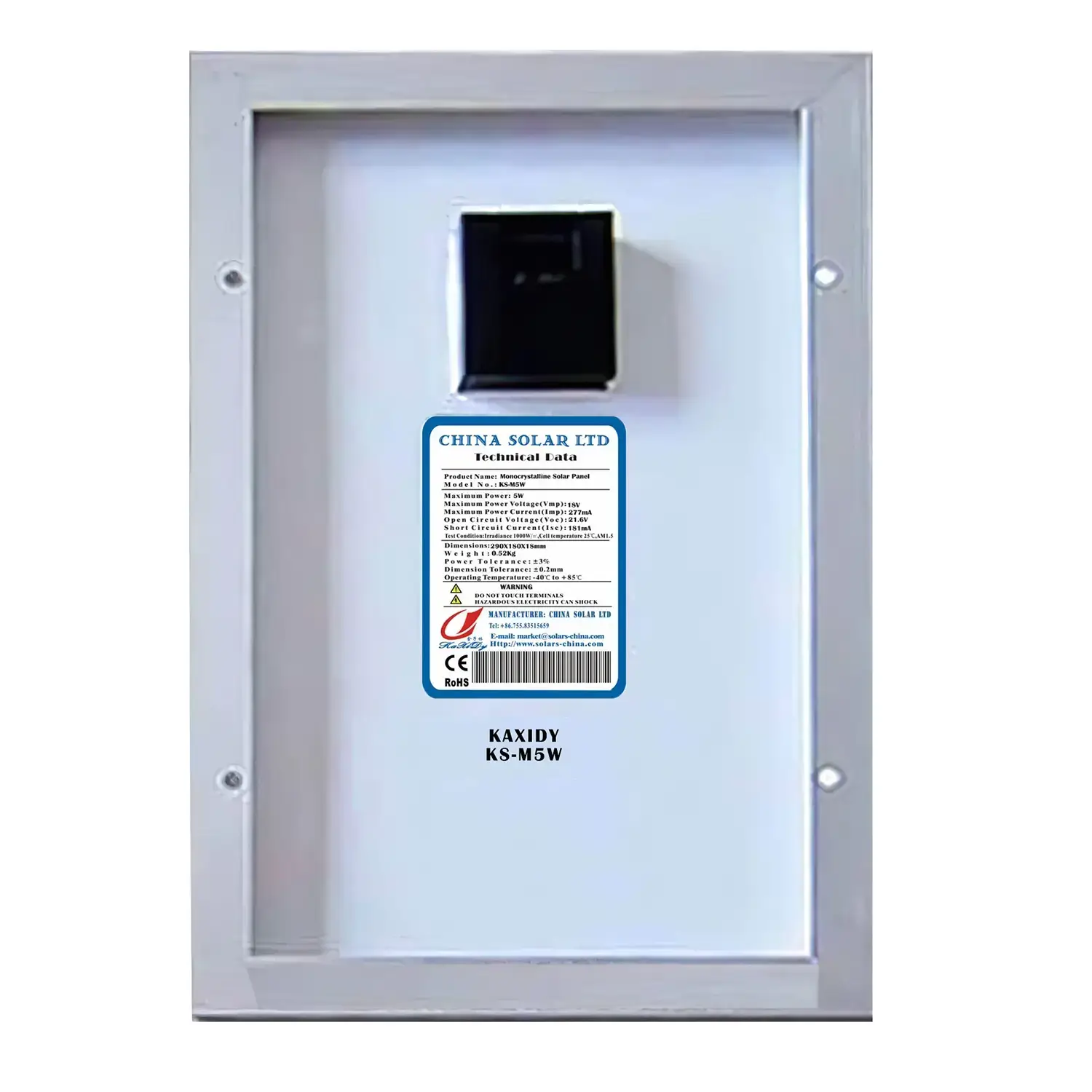 Monocrystalline Solarmodule 5W