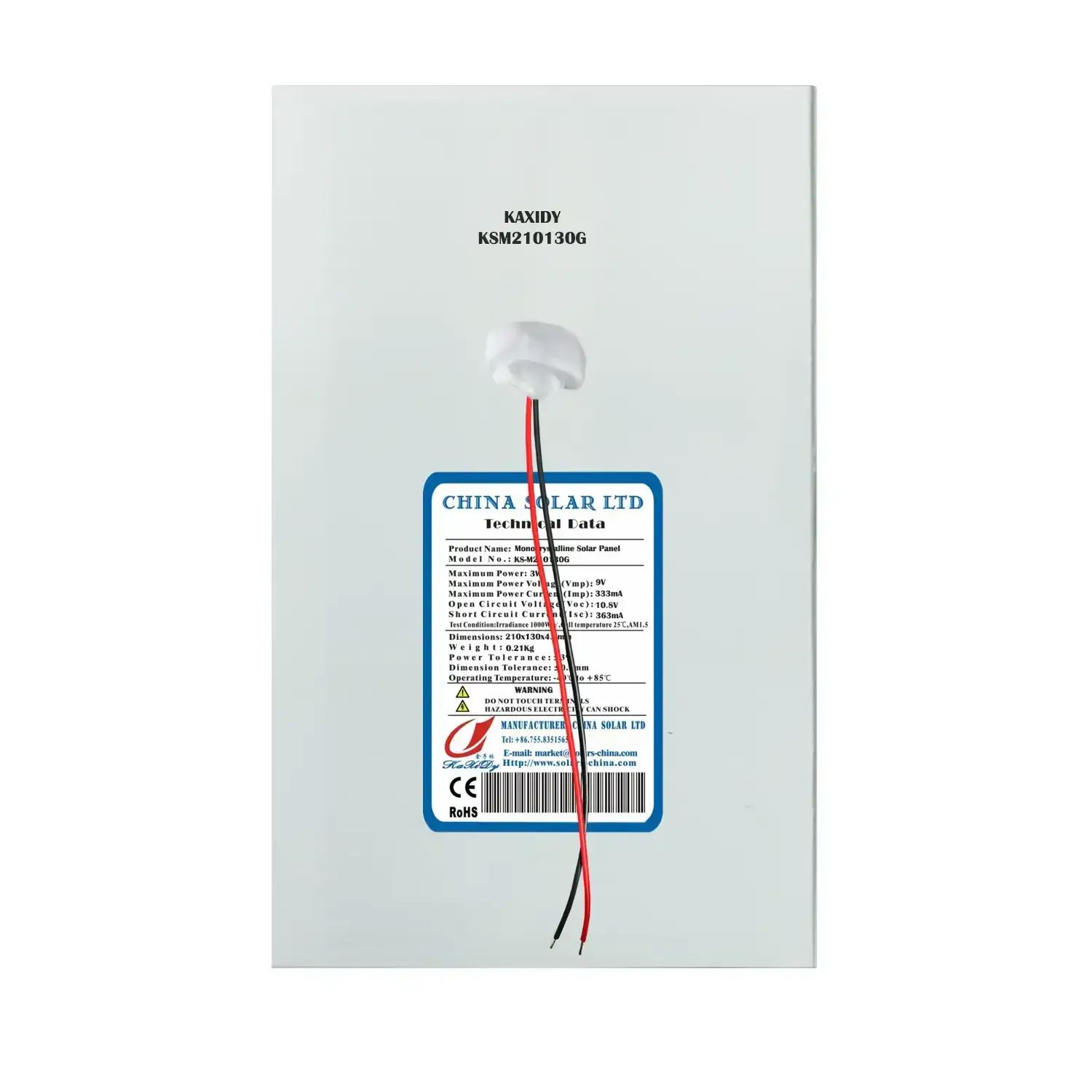 9V Fotovoltaikus Napelem