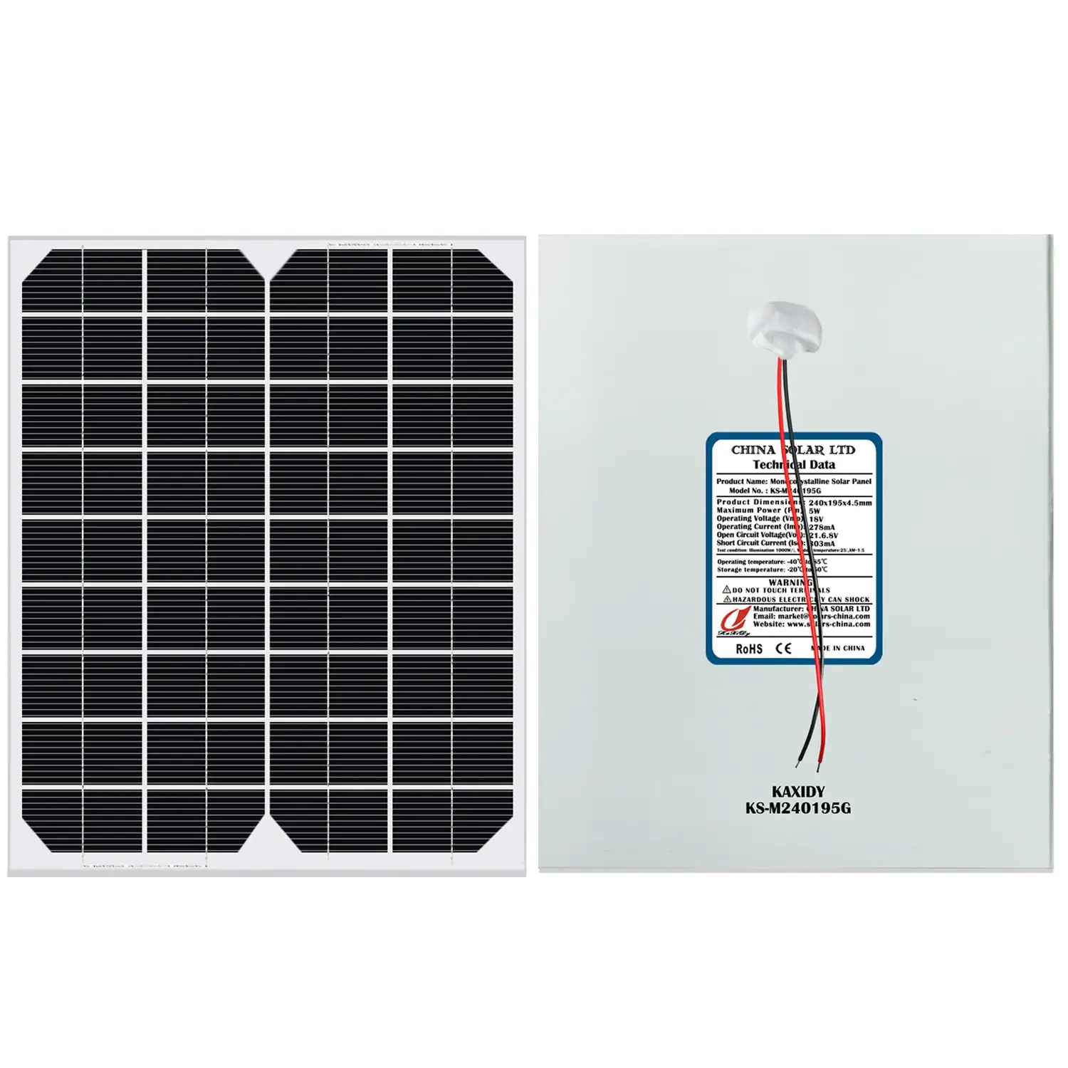 pannello solare 5W