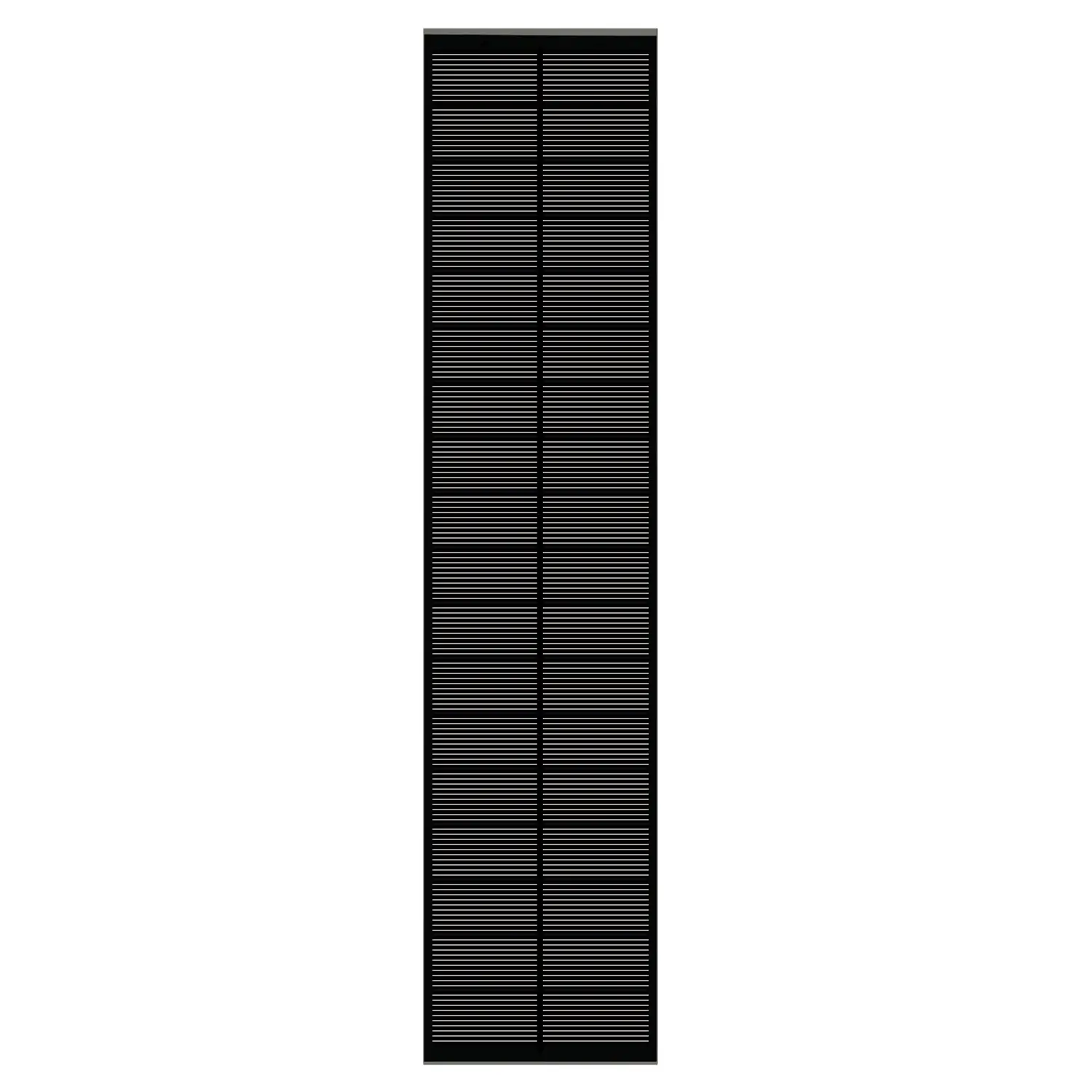 9V pannello solare nero
