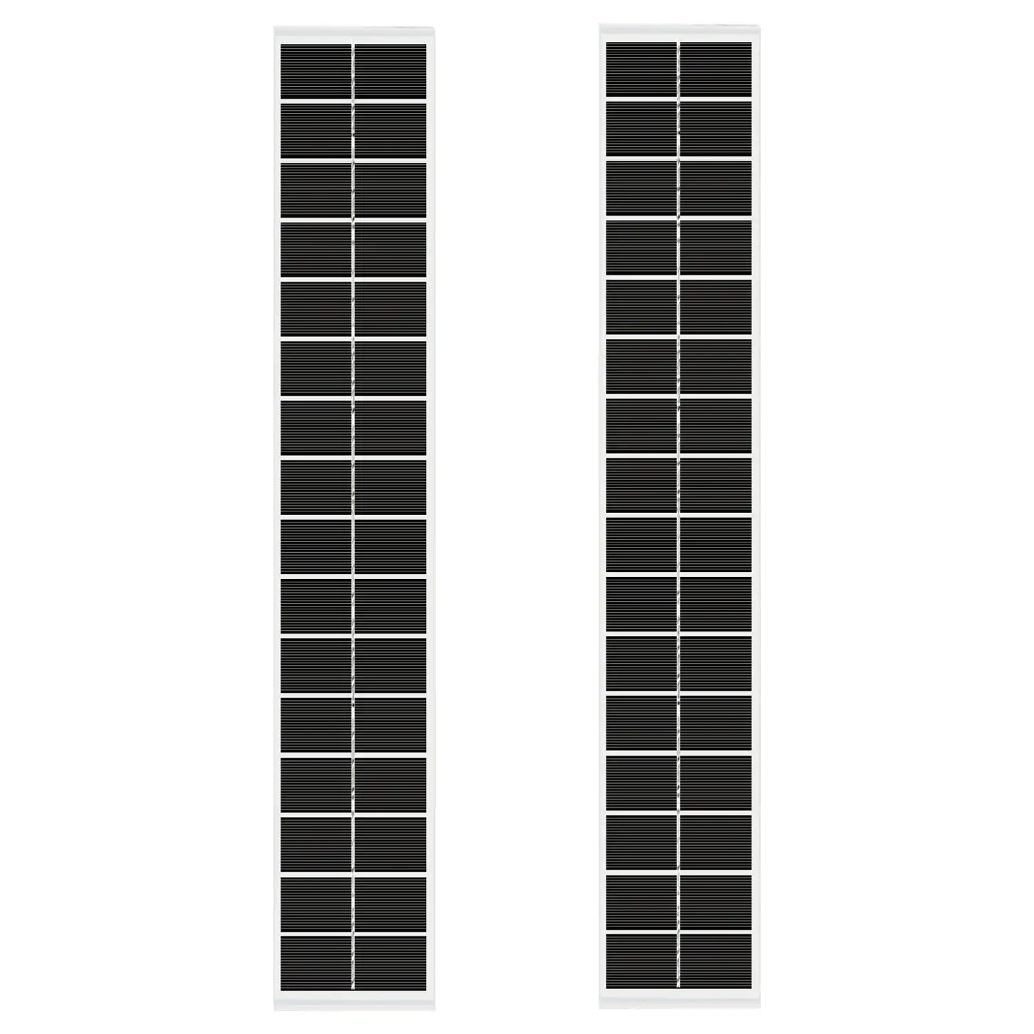 Lange Solarmodul Schwarz