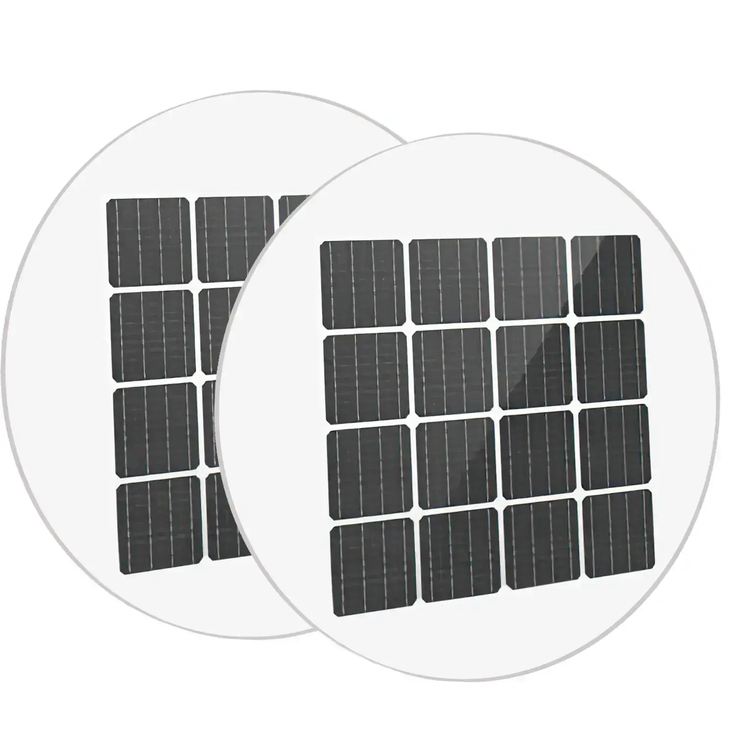 12V dairesel güneş paneli